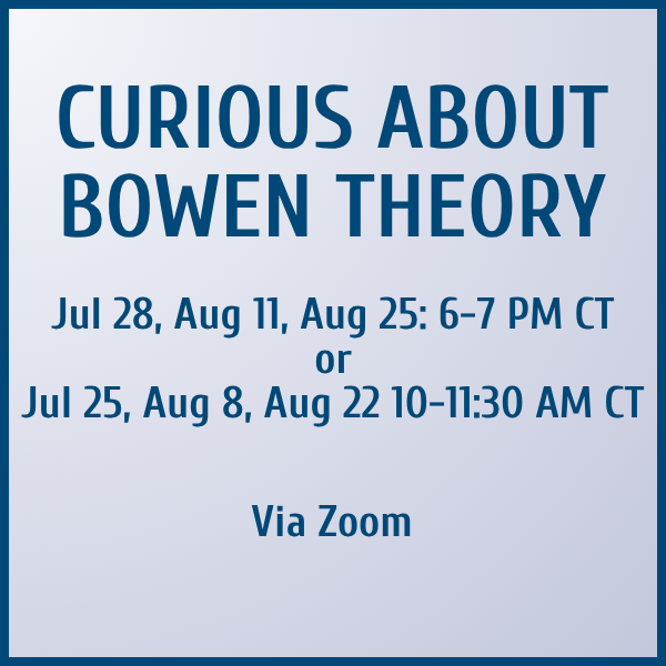 Essentials in Writing based in Bowen Theory January to April 2026